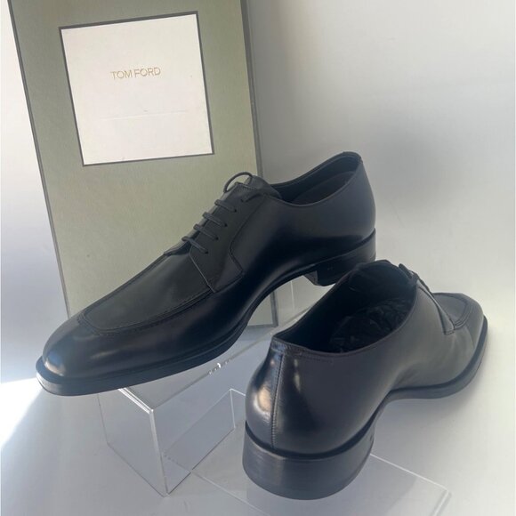 Tom Ford Leather Bos Taurus Men Shoes Formal Dress Shoes Size US12 - Picture 10 of 15